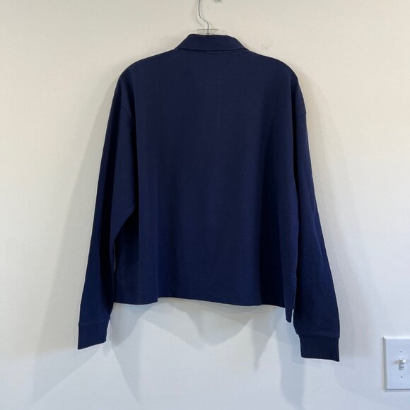 RalpH Lauren Women Cropped Long Sleeve Shirt Medium NWT - Picture 3 of 7